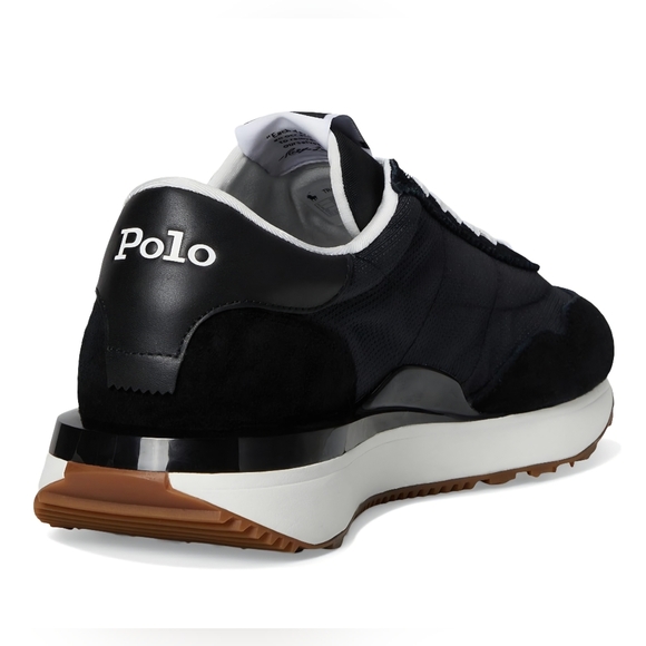 Polo Ralph Lauren Train 89 Suede-Paneled Sneakers US Mens Size 9 NIB - Picture 3 of 10